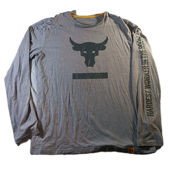 Under armour Other - Project Rock x Under Armour Men's "Hardest Worker in the Room" T-Shirt • Large